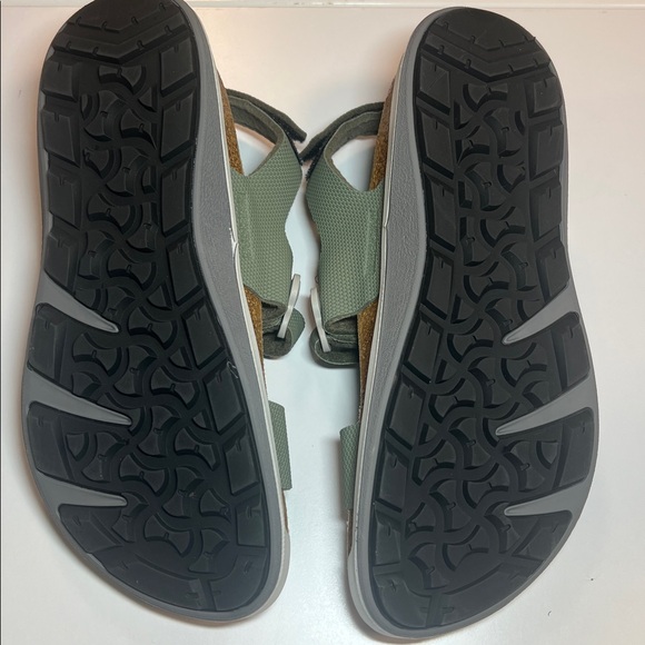 Birkenstock Women's Kalahari Birko-Flor Sandals khaki green size 8 - Picture 11 of 14